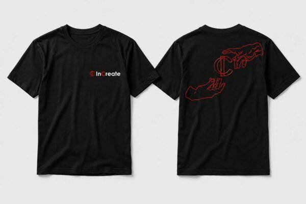 mockup y shirts pretas jpg T-Shirts